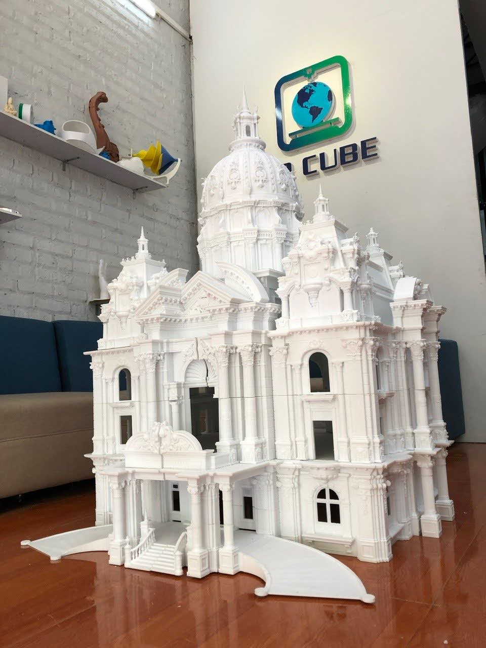 3DCUBE ứng dụng công nghệ in 3D vào dự án mô hình lâu đài tỷ lệ 1.1000- Hải Dương giúp tối ưu thời gian thi công 