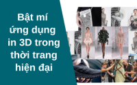 Bật mí ứng dụng in 3D trong thời trang hiện đại