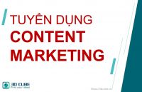 Tuyển dụng Content Marketing